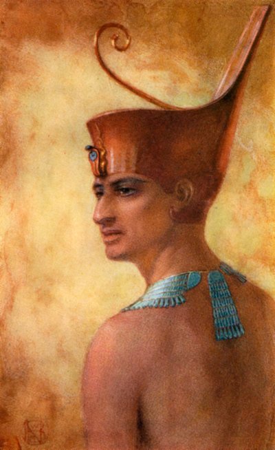 Pepi I, 6. hanedanın Eski Mısır firavunu, MÖ 24-23. yy 1926. by Winifred Mabel Brunton