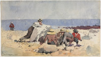 Bir Deniz Tarağı Fırını, 1873. by Winslow Homer