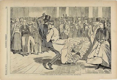 Kumarhanede Dans Eden Parisli Bir Balo by Winslow Homer
