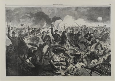 Birlik İçin Bir Savaş 1862 - Bir Süvari Hücumu by Winslow Homer