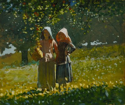 Elma Toplama by Winslow Homer