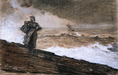 Açık Denizde, 1884 by Winslow Homer