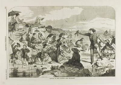 Taşrada Ağustos - Deniz Kıyısı by Winslow Homer