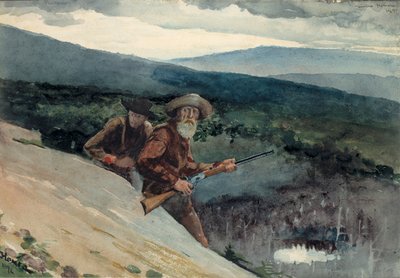 Ayı Avı, Prospect Rock by Winslow Homer