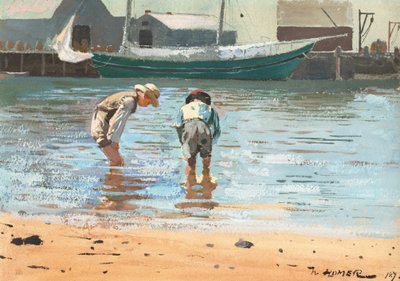 Yürüyen Çocuklar, 1873. by Winslow Homer