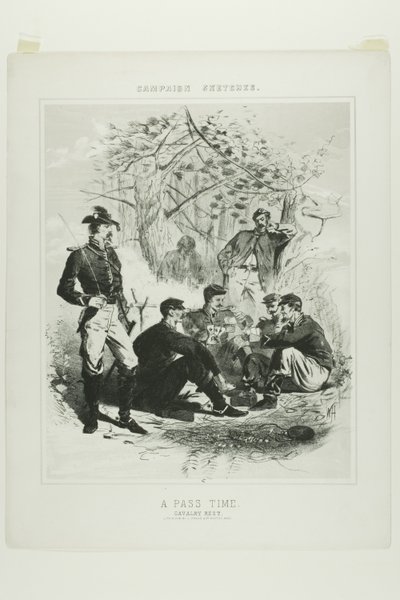 Sefer Eskizleri: Bir Geçiş Zamanı - Süvari Dinlenmesi by Winslow Homer