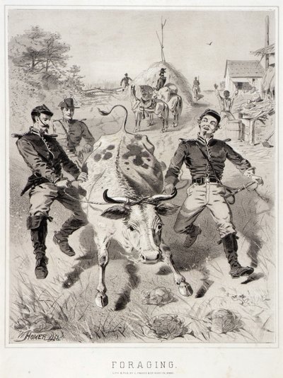 Kampanya Eskizleri: Yiyecek Arama by Winslow Homer