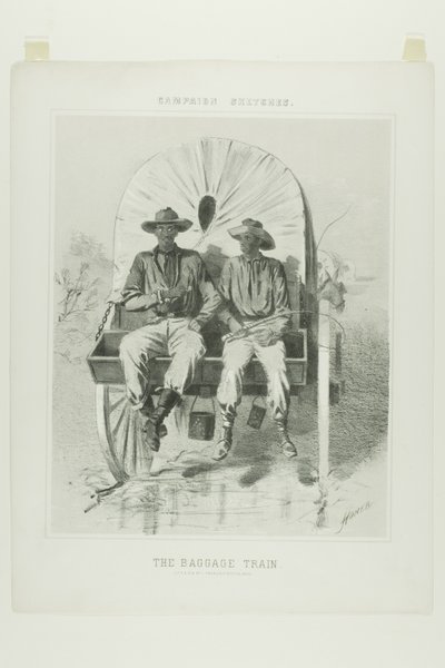 Kampanya Eskizleri: Bagaj Treni by Winslow Homer