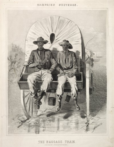 Kampanya Eskizleri: Bagaj Treni, 1863. by Winslow Homer