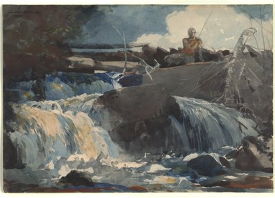 Şelalelerde Döküm by Winslow Homer