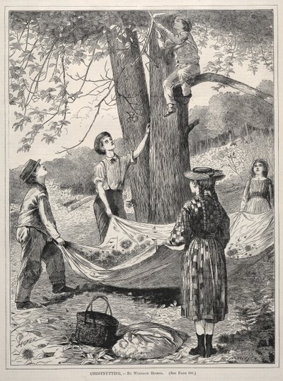 Kestane, 1870. by Winslow Homer