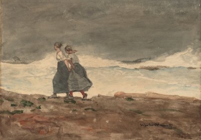 Tehlike, 18831887. by Winslow Homer