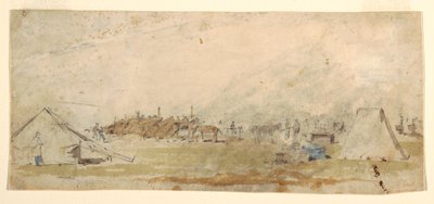 Çizim, Ordu Kampı, 1862 by Winslow Homer