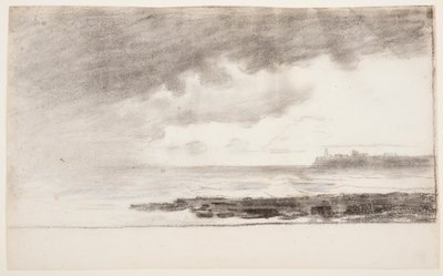 Çizim, Cullercoats Körfezi, İngiltere, 1881 by Winslow Homer