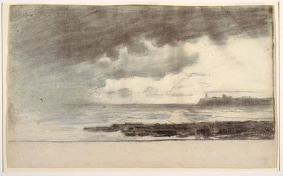 Çizim, Cullercoats Körfezi, İngiltere, 1881 by Winslow Homer