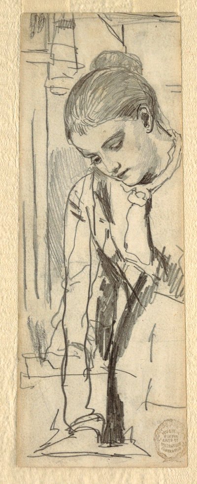 Çizim, Kadın Figürü, 1870-80 by Winslow Homer