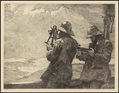 Sekiz Çan, 1887, muhtemelen 1940 dolaylarında basılmış by Winslow Homer