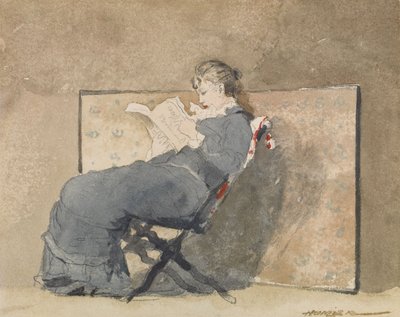 Okuyan Kız by Winslow Homer
