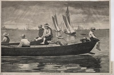 Gloucester Limanı, 1873. by Winslow Homer