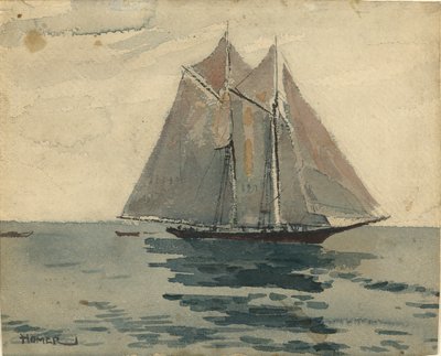 gloucester gulet by Winslow Homer