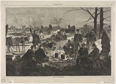 Vagon Treninin Durdurulması, 1864. by Winslow Homer