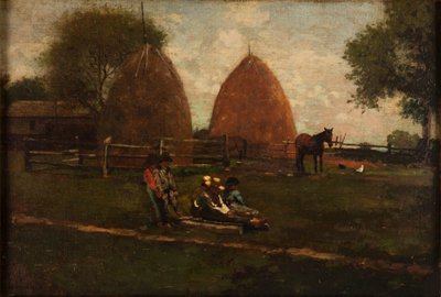 Samanlıklar ve Çocuklar, 1874. by Winslow Homer