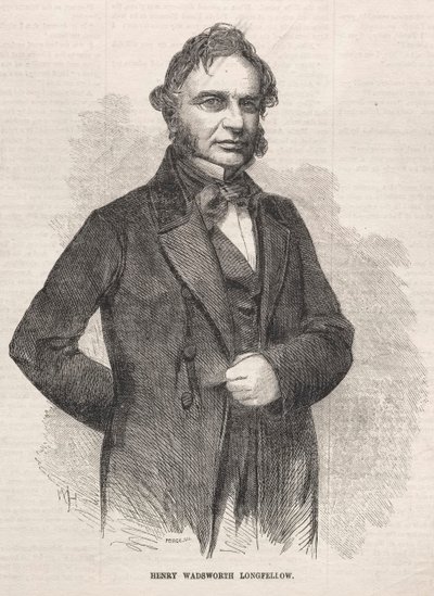 Henry Wadsworth Longfellow, 1858. by Winslow Homer