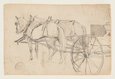 Atlar ve Vagon (Piknik Gezisi) by Winslow Homer