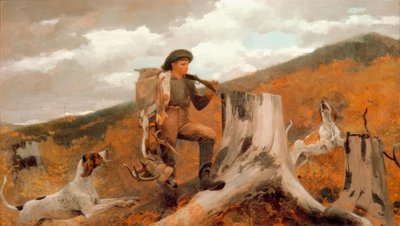 Avcı ve Köpekler by Winslow Homer