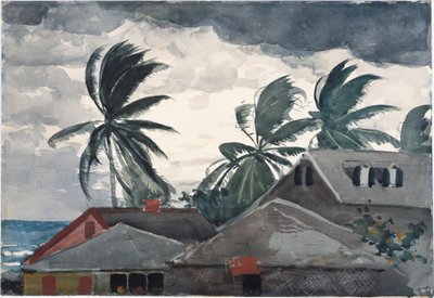Kasırga, Bahamalar by Winslow Homer