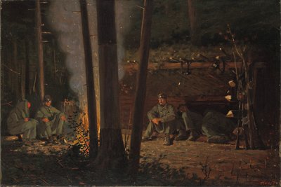 Yorktown Önünde (tuval üzerine yağlı boya) by Winslow Homer