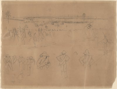 Sıralamalar ve Siperler [recto], 1864. by Winslow Homer