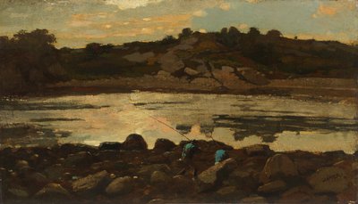 Istakoz Koyu, Manchester, Massachusetts, 1869. by Winslow Homer