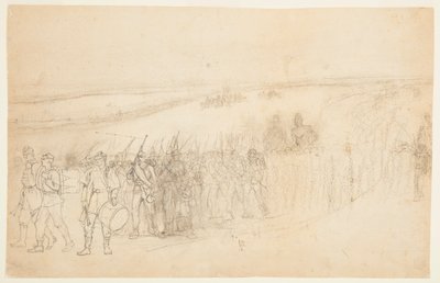 Yürüyen Piyade Kolonu by Winslow Homer