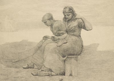 Gözyaşlarını Onarmak, 1888, muhtemelen 1940 dolaylarında basılmıştır. by Winslow Homer