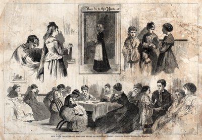 New York Hayır Kurumları - St. Barnabas Evi, 304 Mulberry Caddesi, 1874. by Winslow Homer
