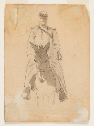 Subay ve At Başkanı by Winslow Homer