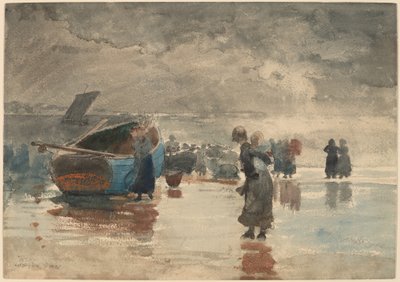kumlarda by Winslow Homer