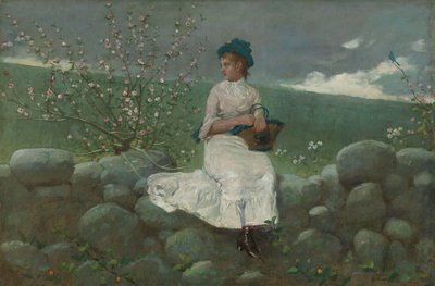 Şeftali çiçekleri by Winslow Homer