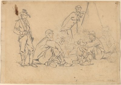 Oyun Kağıtları, 1862. by Winslow Homer