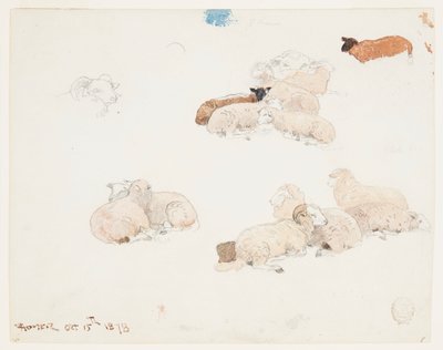 Koyun Dinlendirme by Winslow Homer