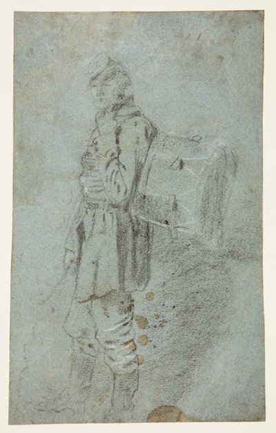 Bir Davulcunun Yan Görünümü by Winslow Homer