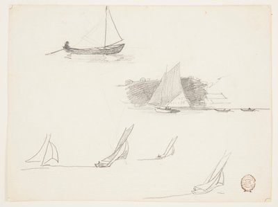 Yelkenlilerin Altı Çalışması by Winslow Homer