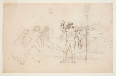 "Enkaz" için eskiz by Winslow Homer