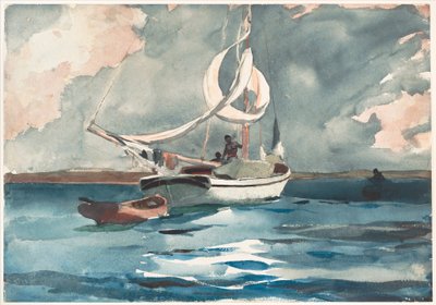 Yıkım, Nassau by Winslow Homer