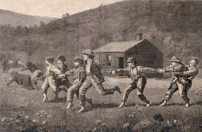 'Snap-the-Whip', 20 Eylül 1873 by Winslow Homer