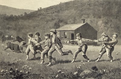 Kırbacı Şaklat (ahşap baskı) by Winslow Homer