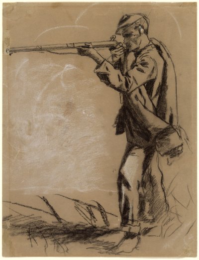 Asker Nişan Alarak [recto] by Winslow Homer