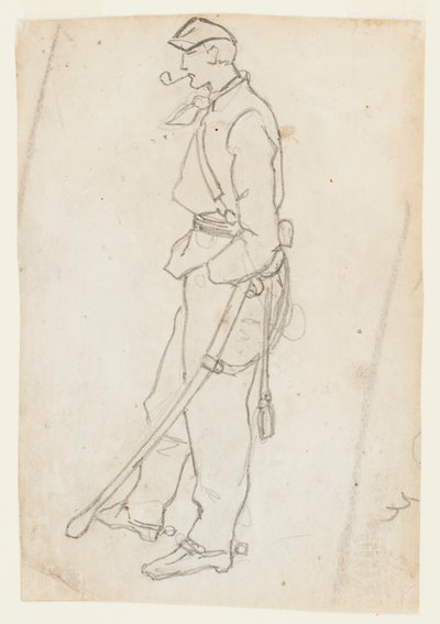 Kılıçlı ve Borulu Asker by Winslow Homer