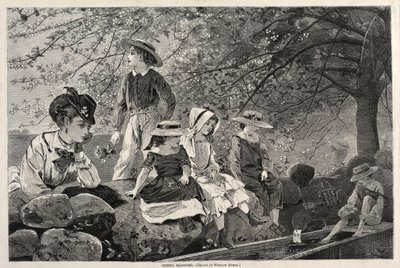 Bahar Çiçekleri, 1870. by Winslow Homer